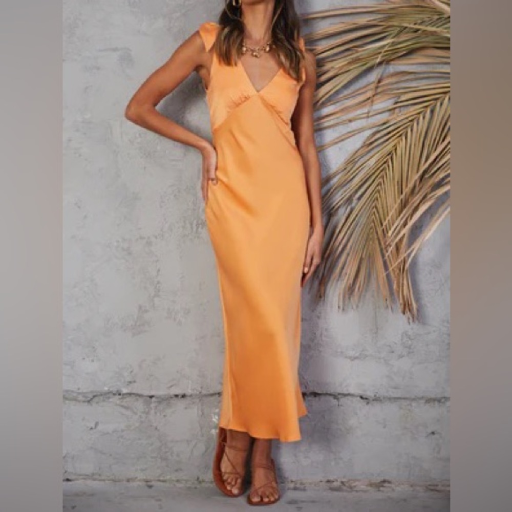 Carmelia Maxi Dress Orange